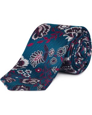 Haines and Bonner Silk Tie - Blue