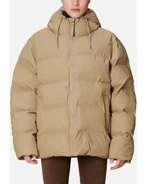 Rains Alta Medium Puffer Jacket - Natural