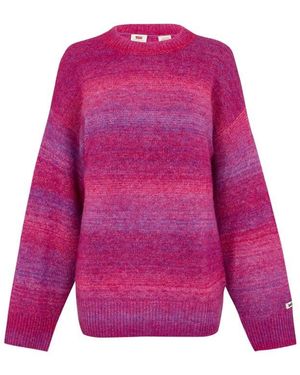 Levi's Cloud Crew Neck Jumper - Purple