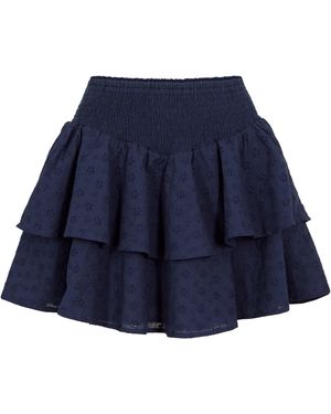 Jack Wills Tiered Skirt - Blue