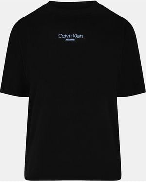 Calvin Klein Boxy Fit Oversized T-Shirt - Black