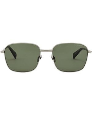 AllSaints Austin Contemporary Round Sunglasses - Green
