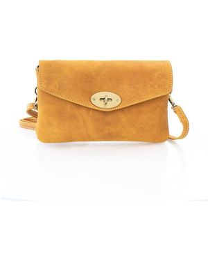 PRIMEHIDE Leather Columbia Ladies Clutch Bag - Multicolour