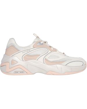 Skechers Dl Hyperburst Slip On Trainers - White
