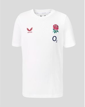 Castore England Rugby 2026 Short Sleeve Performance T-Shirt - White