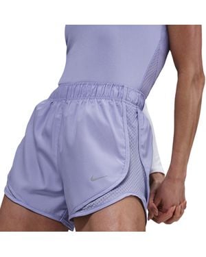 Nike Tempo Dri-Fit Mid-Rise Brief-Lined Running Shorts - Purple