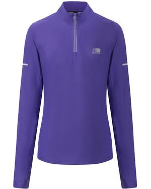 Karrimor Longsleeve 1/4 Zip Top Ladies - Purple