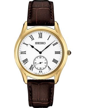 Seiko Classic Quartz Analogue Watch - Black