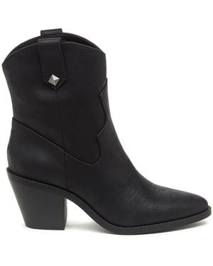 Rocket Dog Feather Ankle Boots - Black