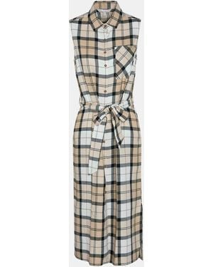 Barbour Agnes Midi Dress - Metallic