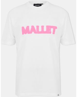 Mallet Spray Regular Fit T-Shirt - White