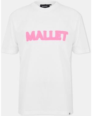 Mallet Spray Regular Fit T-Shirt - White