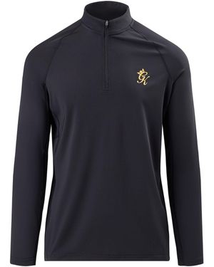 Gym King Energy Quarter Zip Funnel - Blue