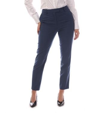 BOSS Tamata Straight Trousers - Blue