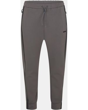 BOSS Hbg Hadiko Jogging Bottoms, Elasticated Waistband - Grey