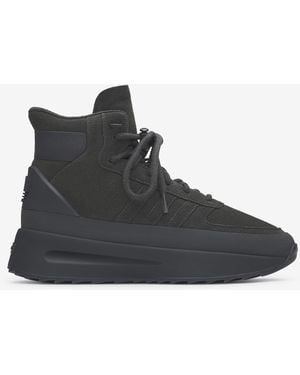 adidas Athletics Los Angeles Hiker Canvas Hi Top Trainers - Black