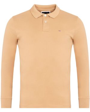 Eden Park Long-Sleeved Polo - Natural