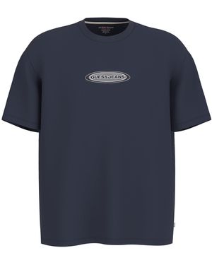 Guess Mid Logo Tee Sn54 - Blue