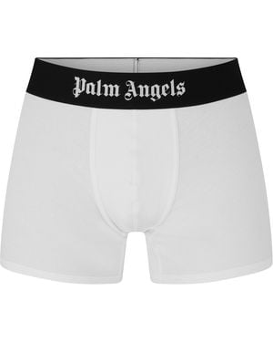 Palm Angels Logo Boxers - White