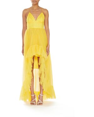 True Decadence True Wrap Dress - Yellow