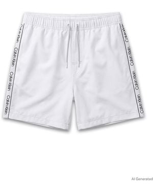 Calvin Klein Swim Shorts - White