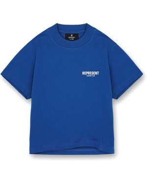 Represent Rep Mini Oc T-Shirt, Branding Logo - Blue