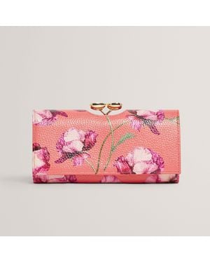 Ted Baker Leather Josiey Crystal Top Purse - Pink