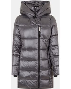 DKNY Shine Medium Puffer Jacket - Grey