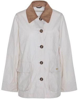 Barbour Averie Cotton Long Sleeve Rain Anorak - Grey