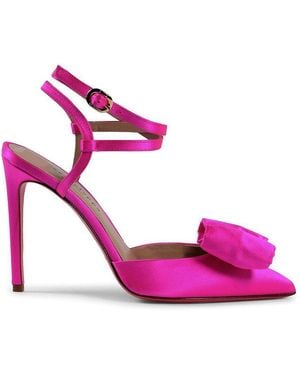 Dee Ocleppo Cocktail Time Satin Pointed Toe Stiletto Court Shoes - Pink