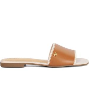Dune Laras Flat Sandals - Natural