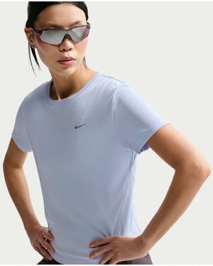 Nike Tempo Dri-Fit Short-Sleeve Running Top - Blue