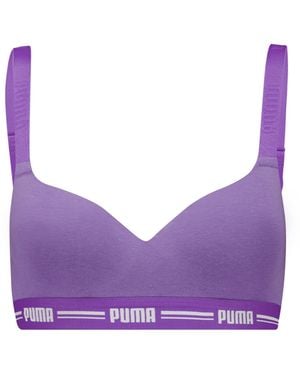 PUMA Print Low Impact Sports Bra - Purple
