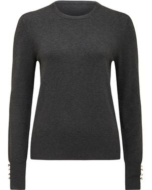 Forever New Katie Crew Neck Jumper - Grey