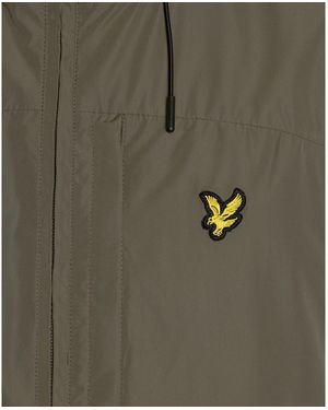 Lyle & Scott Hooded Zipped Rain Anorak - Green
