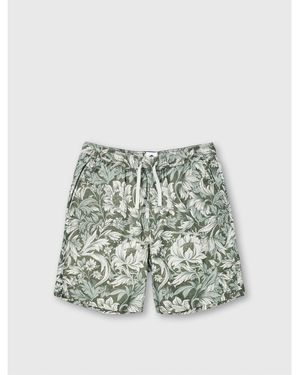 Pretty Green Fleece Shorts - White