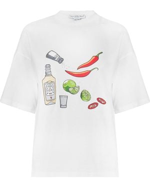 Never Fully Dressed Oversized Fit T-Shirt - White