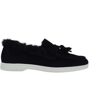 Firetrap Loro Boat Shoes - Black