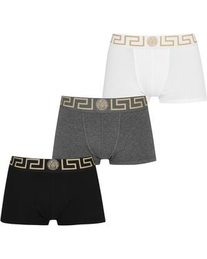 Versace 3 Pack Trunks - Grey