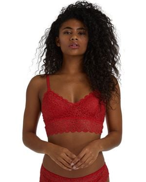 Wolf & Whistle Ariana Everyday Lace Bralette - Red