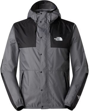 The North Face Mountain Water Resistant Long Sleeve Rain Anorak - Grey
