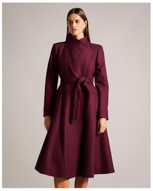 Ted Baker Ted Roseika Coat Ld99 - Red