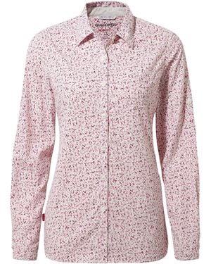 Craghoppers Crag Fara Long-Sleeve Shirt - Pink