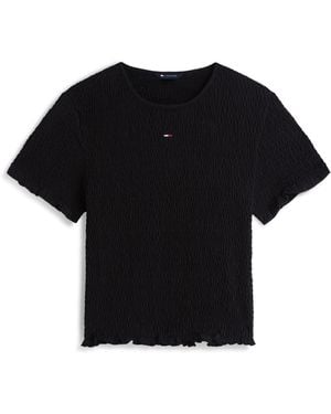 Tommy Hilfiger Smock Slim Fit T-Shirt - Black