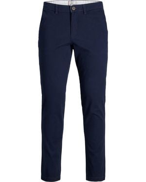 Jack & Jones Jack+ Dave Chino Trouser Plus Size - Blue