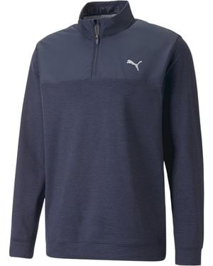 PUMA Cloudspun Zip Pullover - Blue