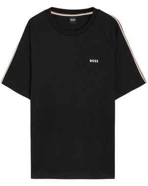 HUGO Iconic Cotton Crew-Neck T-Shirt - Black