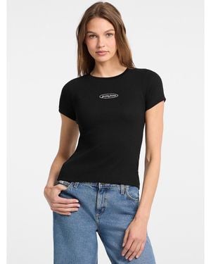 Guess Slim Fit T-Shirt - Black