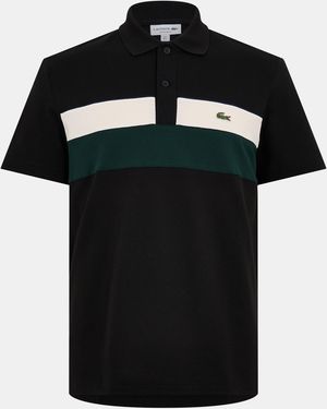 Lacoste Colrblk Short Sleeve Polo Shirt - Black