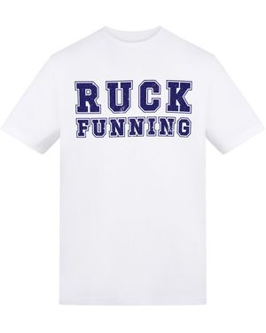 AWD Adults Printed Running Tee - Blue